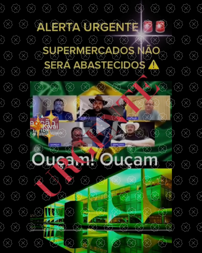 Publicação que tira de contexto vídeo de 2021 em que deputado Zé Trovão afirma que caminhoneiros vão fechar diversas estradas do país