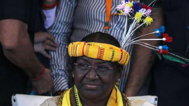 Todos os sites oficiais ainda usam o termo 'governo da &Iacute;ndia' e a presidente Draupadi Murmu ainda &eacute; descrita como presidente da &Iacute;ndia nas redes sociais