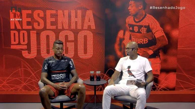 Bruno Henrique manda recado sobre a situação de Sampaoli no Flamengo