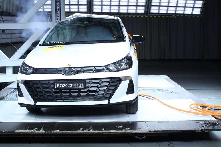 Hyundai HB20: três estrelas no Latin NCAP mesmo com seis airbags