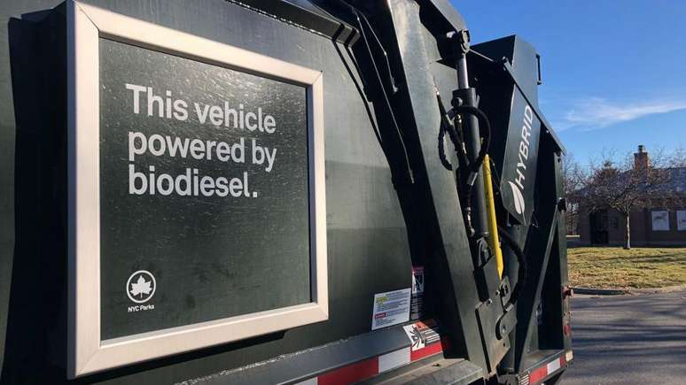 Biodiesel powered vehicle in New York, USA