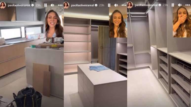 Paolla Oliveira shows the details of the house where she will live with Diogo Nogueira