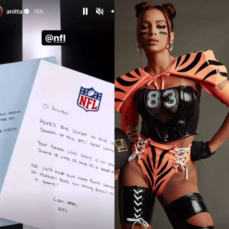 Anitta at the Super Bowl?  The singer receives an invitation from the NFL and the fans react;  understand