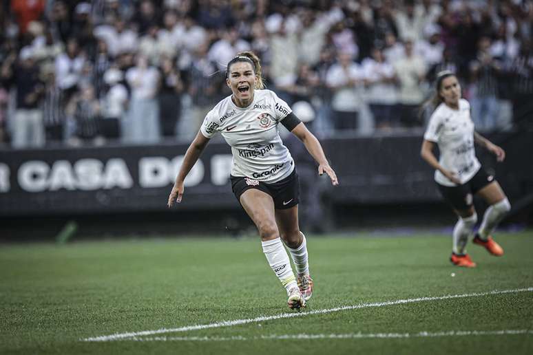 Tamires fez o gol do título do Brasileirão do Corinthians – Nayra Halm / Staff Images Woman / CBF