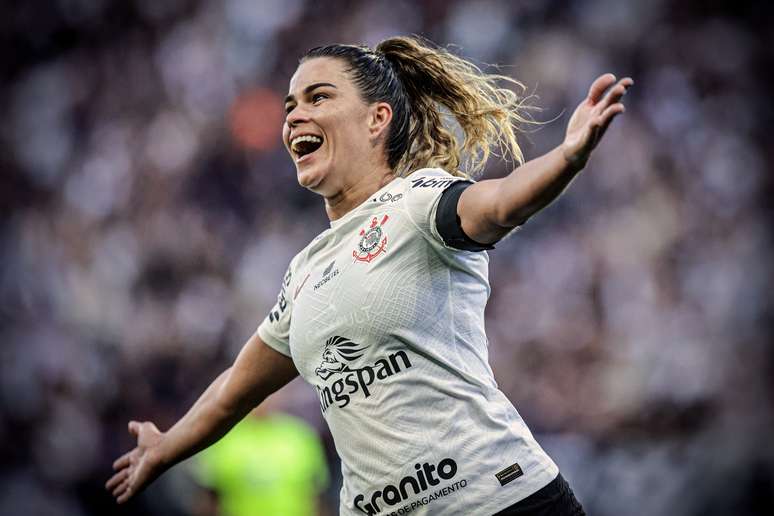 Tamires marcou o gol do pentacampeonato brasileiro do Corinthians