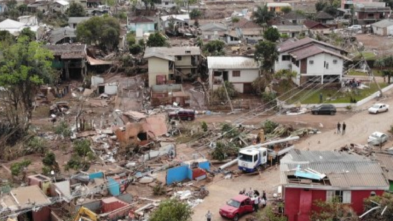 Rio Grande do Sul segue em estado de calamida após ciclone.