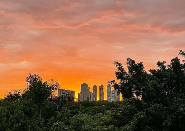 The cold front increases humidity and reduces heat in Sao Paulo