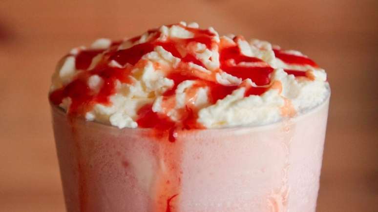 Milk-shake de morango