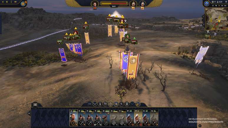 As batalhas de Total War Pharaoh trazem maior foco na estratégia
