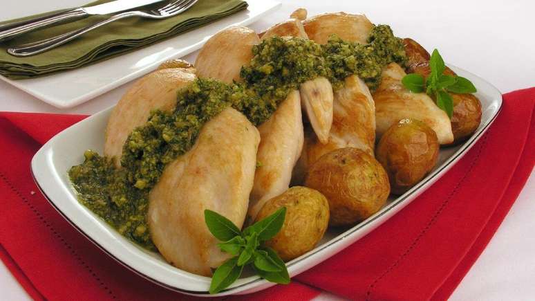 Grilled Chicken with Pesto: Tasty Meal in 20 Minutes