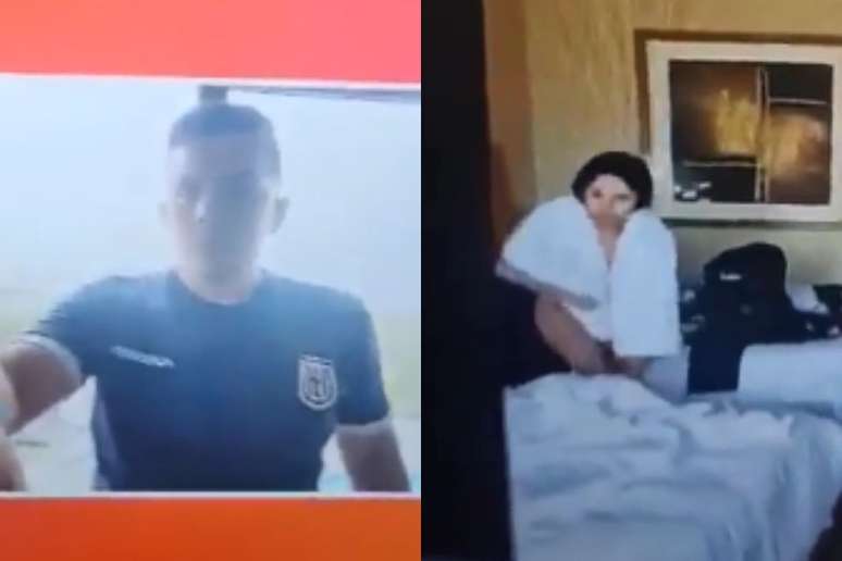 Jornalista mudou para c&acirc;mera traseira de aparelho e flagrou suposta amante