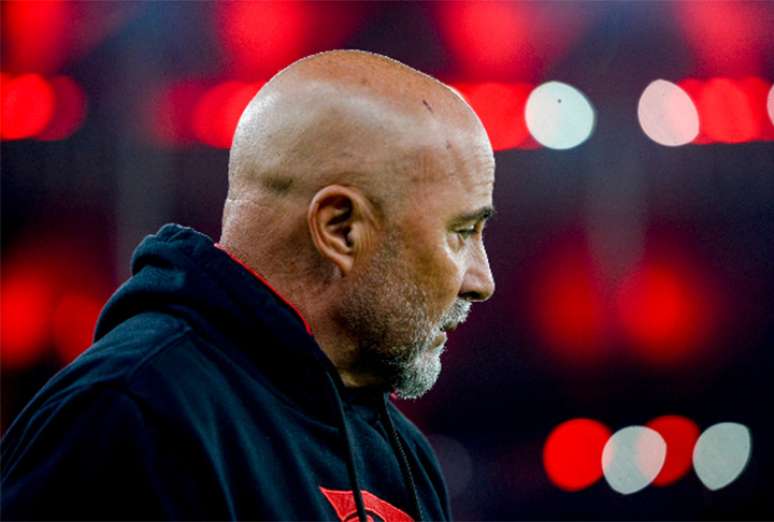 Sampaoli comments on the Fla lineup and Gabi and Pedro as starters
