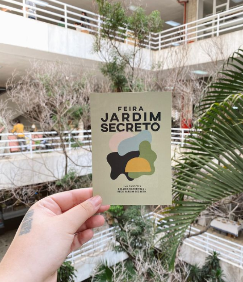 Agenda Cultural em SP: Feira Jardim Secreto acontece mensalmente e reúne mais de 130 de marcas e artistas locais — Foto: Divulgação