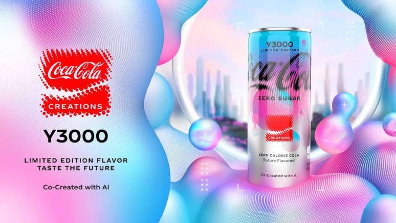 A Coca-Cola lançou um novo sabor feito com a ajuda de inteligência artificial