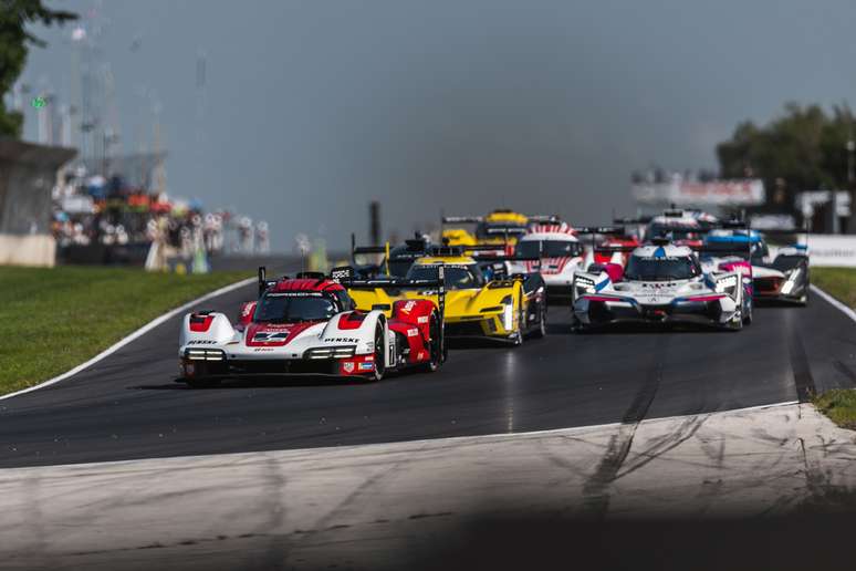 Porsche à frente do pelotão no IMSA. As melhorias testadas para o WEC também vao para o IMSA