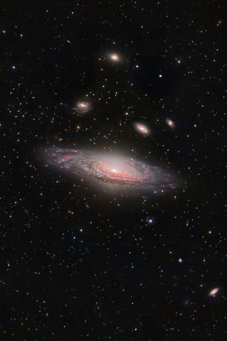 A galáxia NGC 7331 é do tipo espiral 7331 (Imagem: Reprodução/Ian Gorenstein)