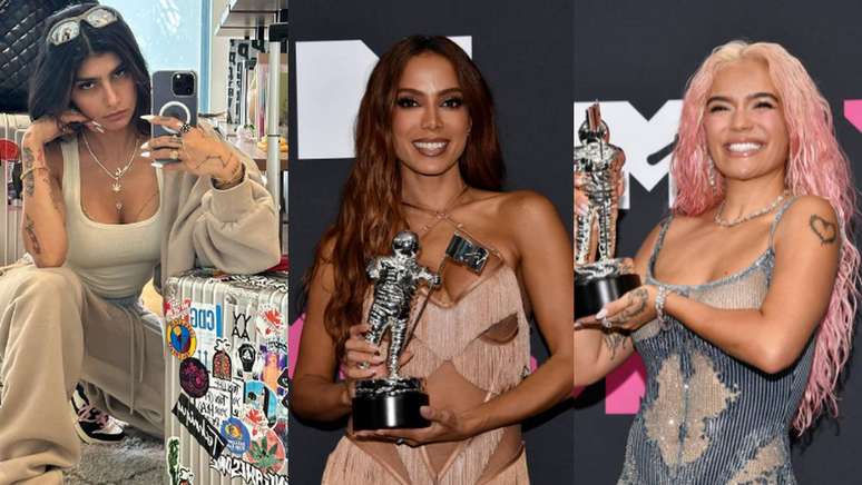 Mia Khalifa disse que Karol G deveria ter sido premiada em categoria vencida por Anitta.