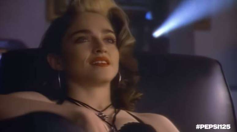 Madonna em comercial in&eacute;dito, gravado em 1989