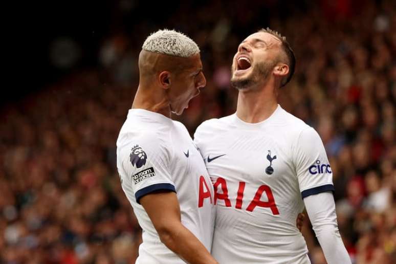 Richarlison é destaque em vitória do Tottenham na Premier League (Photo by Luke Walker/Getty Images)