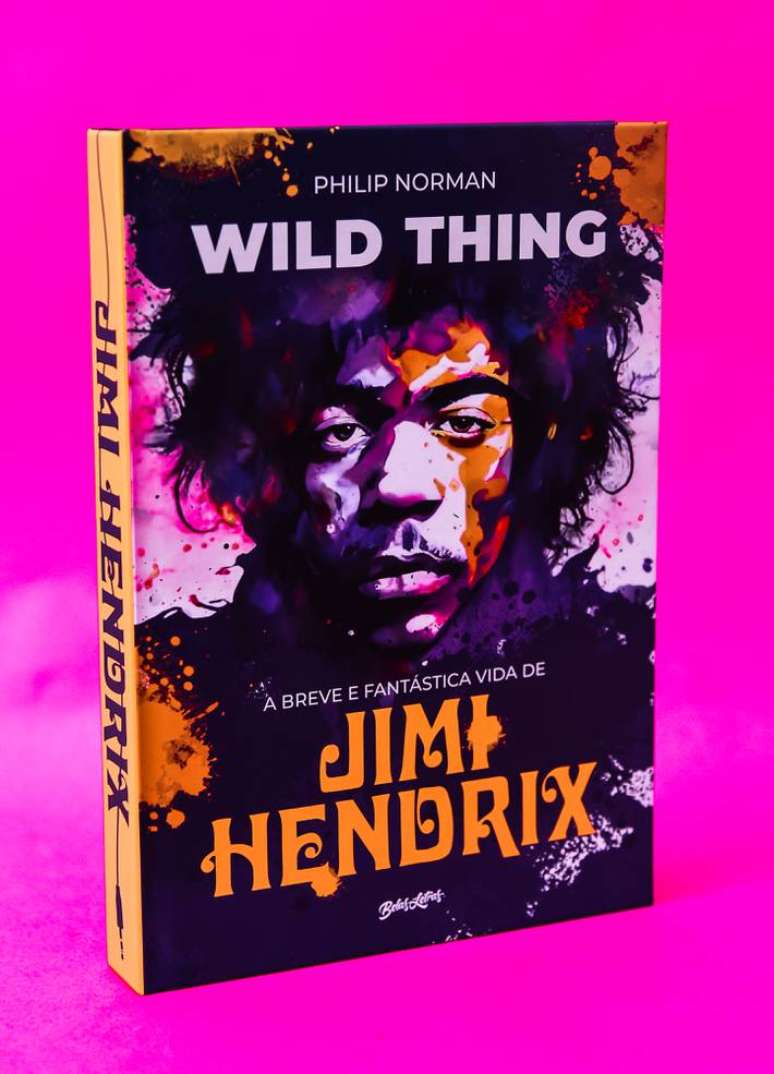 Capa de 'Wild Thing: A breve e fantástica vida de Jimi Hendrix', novo livro de Philip Norman, bioógrafo de estrelas do rock como Mick Jagger e John Lennon.