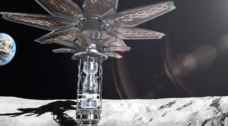 Concept of the nuclear fuel reactor used on the Moon (Image: Reproduction/Rolls-Royce)