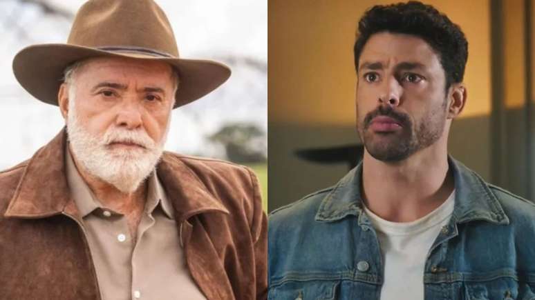 Antonio La selva e Caio em 'Terra e Paixao'. Reprodução/TV Globo