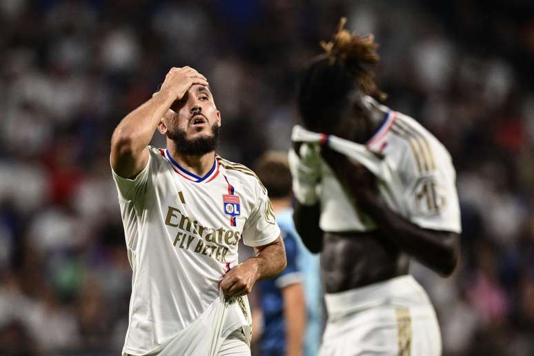 Lyon’s and Le Havre AC – Lyon no Z-4 (Photo by JEFF PACHOUD/AFP via Getty Images)