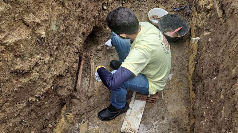 Trabalho arqueol&oacute;gico foi dividido em tr&ecirc;s fases