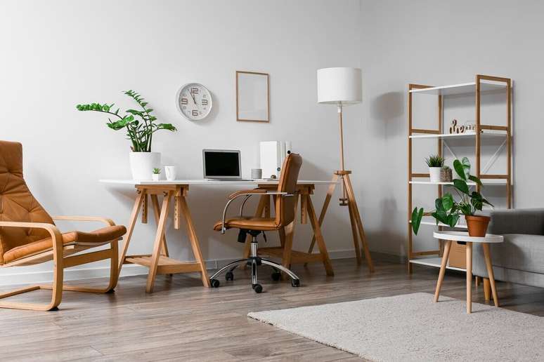 Neutral furniture that performs more than one function gives more space to rooms 