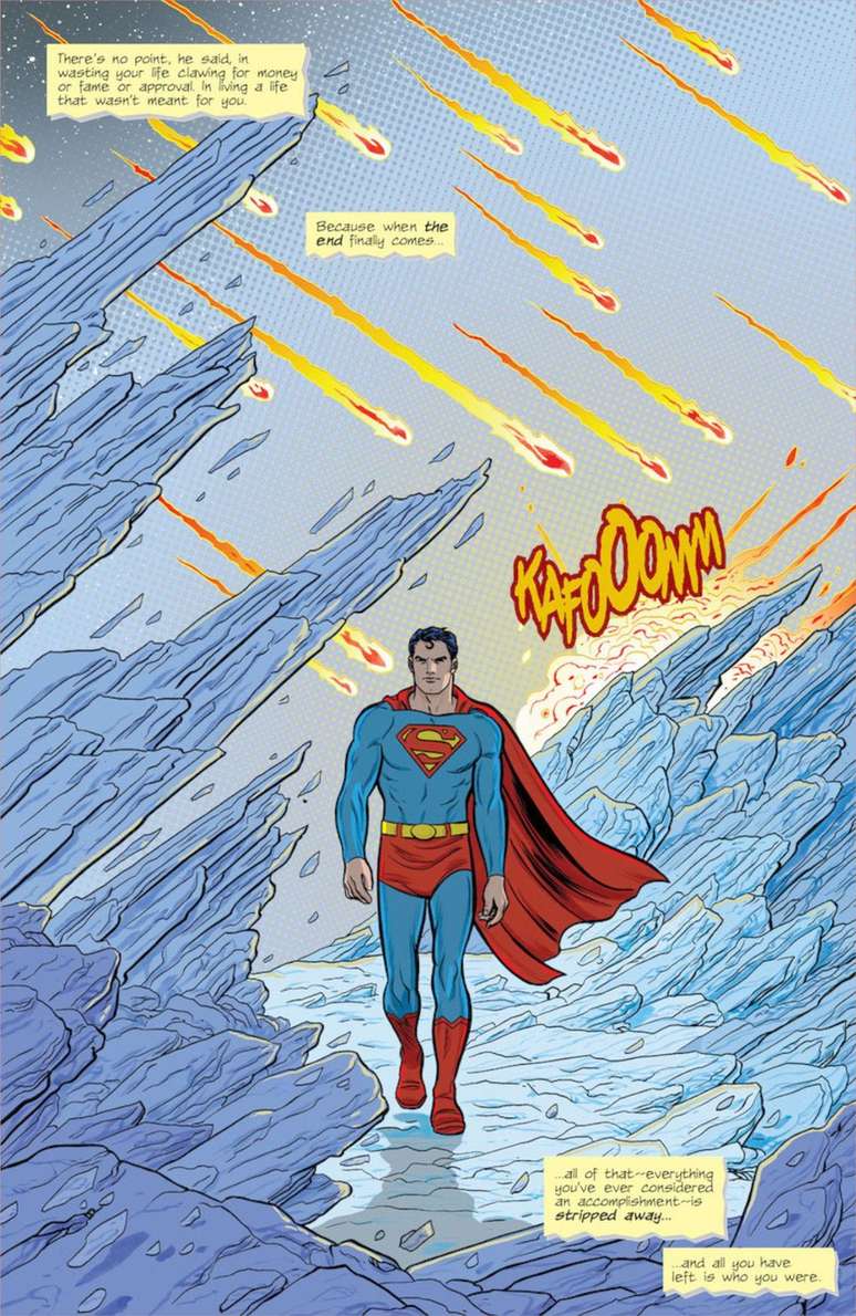 Superman ainda é atrelado à criticada imagem de garoto-propaganda dos EUA nos anos 1970 (Imagem: Reprodução/DC Comics)