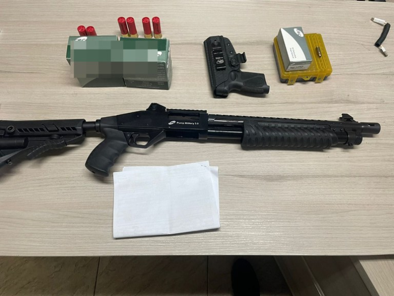 Arma apreendida durante a Opera&ccedil;&atilde;o Eldorado