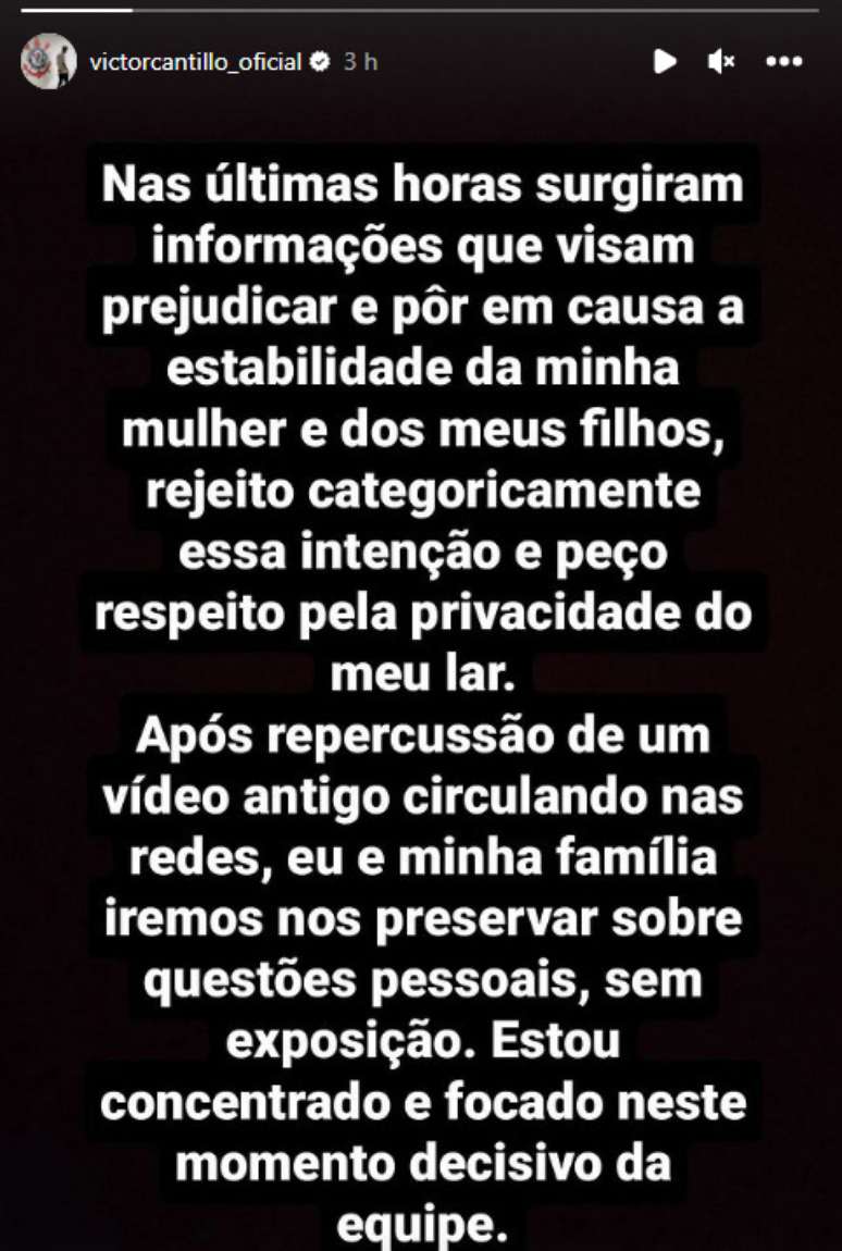 Cantillo se pronuncia após vídeo íntimo vazar em sua casa
