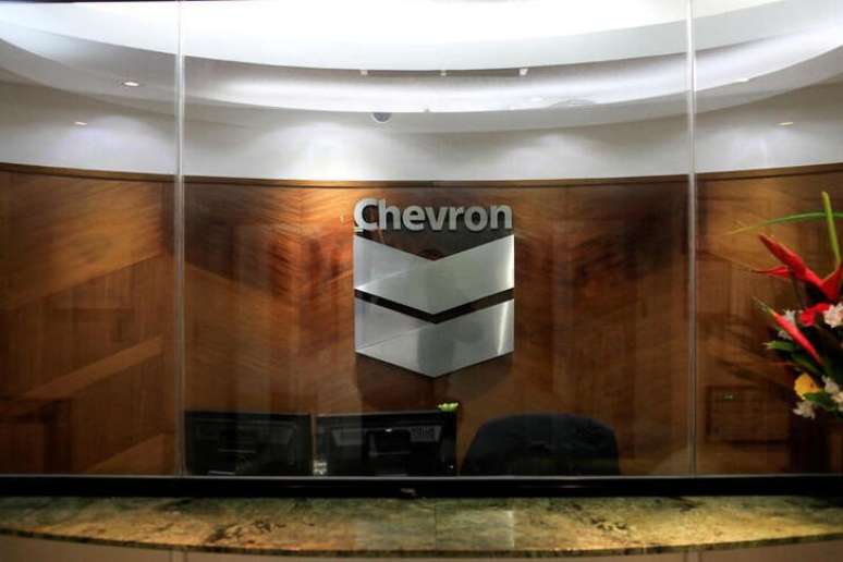 Logo da Chevron em Caracas, Venezuela
25/04/2018
REUTERS/Marco Bello