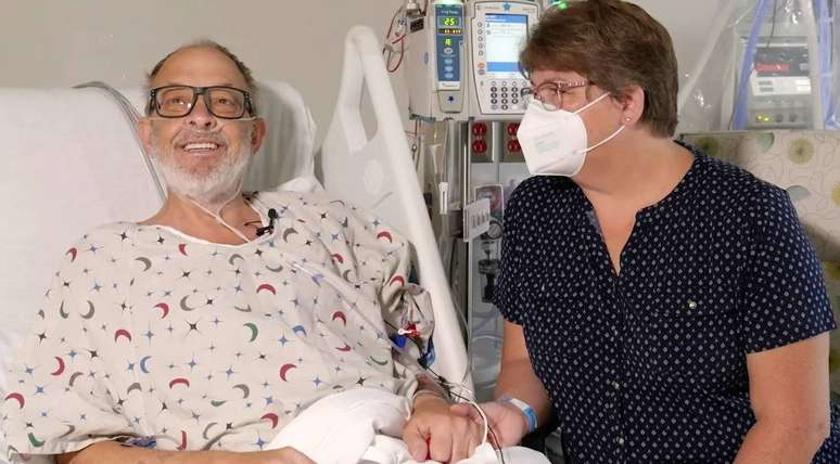Lawrence Faucette, de 58 anos, foi operado na Universidade de Maryland, nos EUA, na última quarta-feira (20)