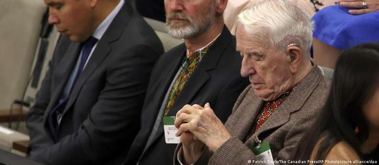 Yaroslav Hunka, 98 anos, foi exaltado como "herói ucraniano" da 2ª Guerra. Depois, soube-se que ele foi membro da divisão nazista Waffen-SS