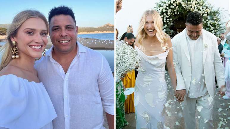 Celina Locks se casa com Ronaldo Fenômeno na Espanha! Veja: