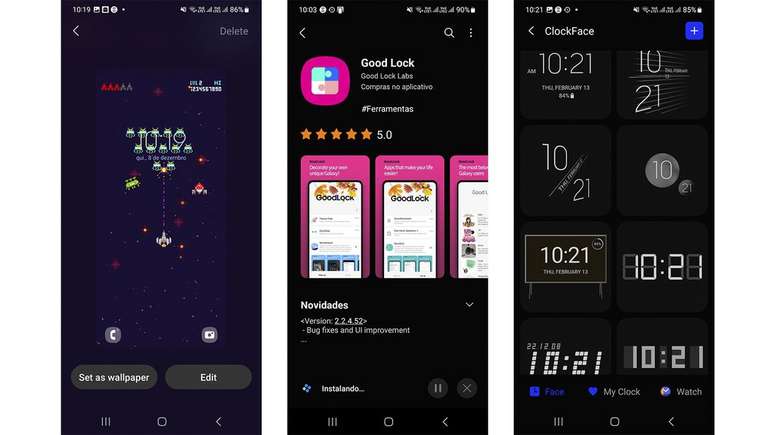 Good Lock será atualizado com melhorias adaptadas ao Android 14 (Imagem: Captura de tela/Alveni Lisboa/Canaltech)
