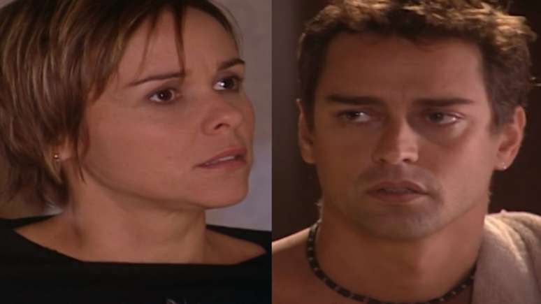 Heloísa (Giulia Gam) e Sérgio (Marcello Antony) em 'Mulheres Apaixonadas'. Reprodução/ Globo