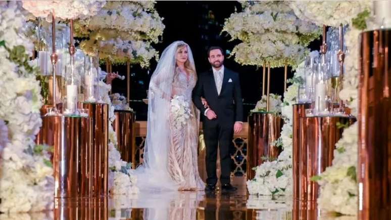 O advogado fez festa de casamento, em Dubai (EAU); Wanderson Camargos se casou com sua sócia, Kelly Camargos (Crédito