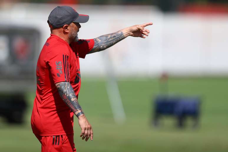 Sampaoli no Ninho do Urubu –