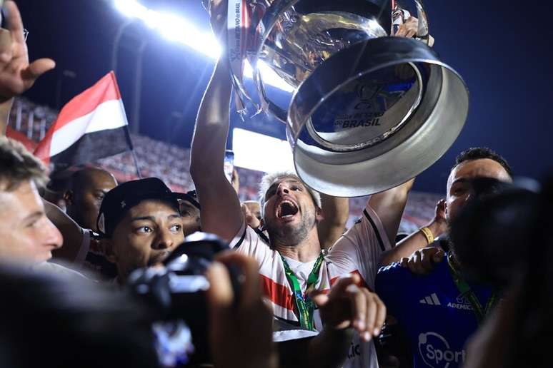 Calleri ajudou o São Paulo a conquistar a Copa do Brasil no último final de semana –