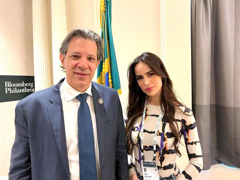 Mia com Fernando Haddad 