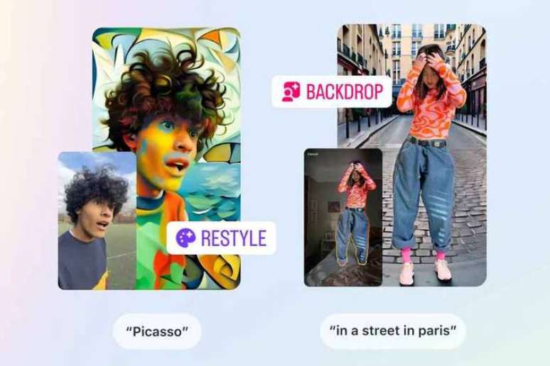 Fun&ccedil;&otilde;es Restyle e Backdrop devem chegar em breve ao Instagram