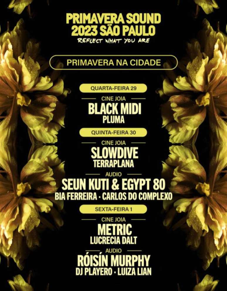 Programa&ccedil;&atilde;o do Primavera na Cidade