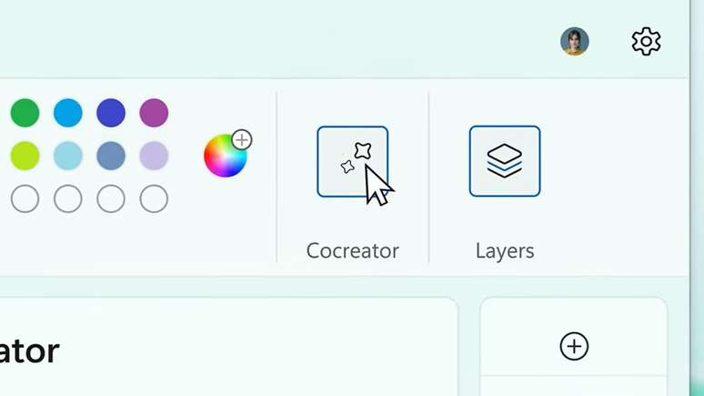 Cocreator permite criar imagens por IA no Paint (Imagem: Reprodução/Microsoft)