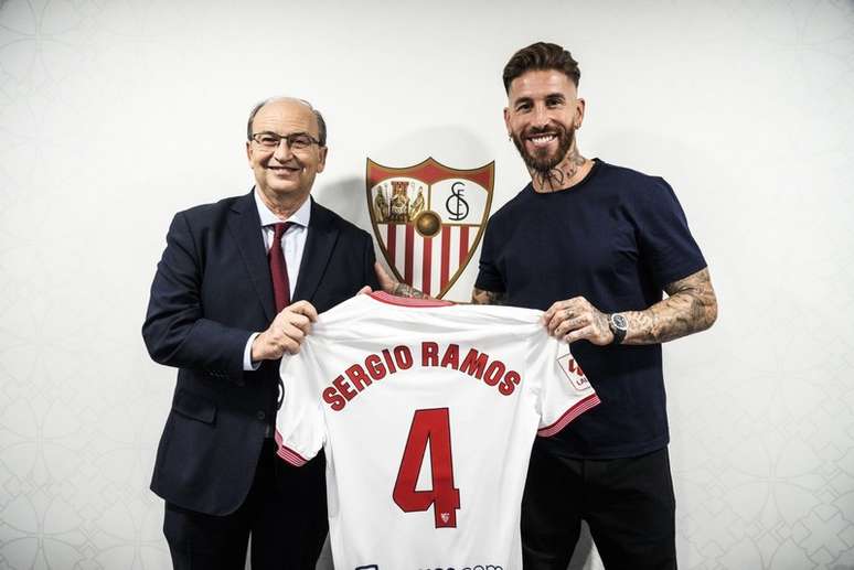 Sergio Ramos voltou ao Sevilla no início deste mês –
