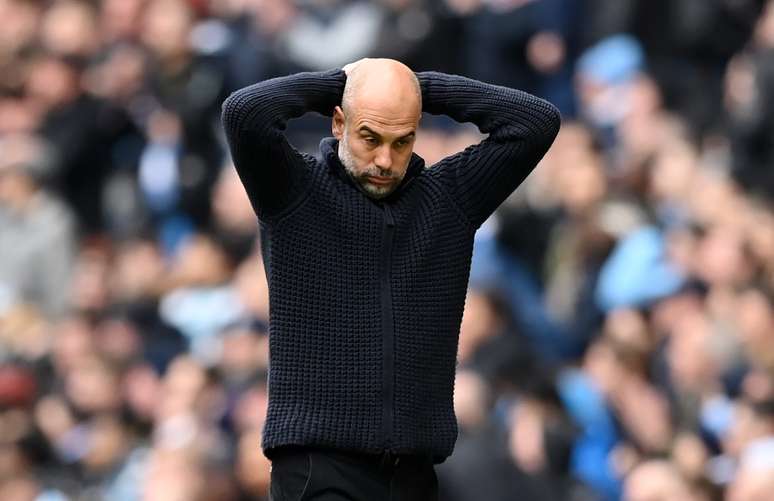 Pep Guardiola lamenta falta de cuidado após o Manchester City perder mais  pontos na corrida ao título da Premier League