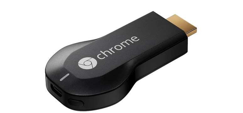 Chromecast foi um dos grandes acertos do Google, com uma solução que impactou o segmento de TVs em 2013 (Imagem: Divulgação/Google)