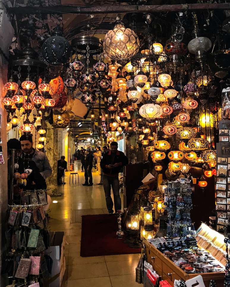 Grand Bazaar, na Turquia