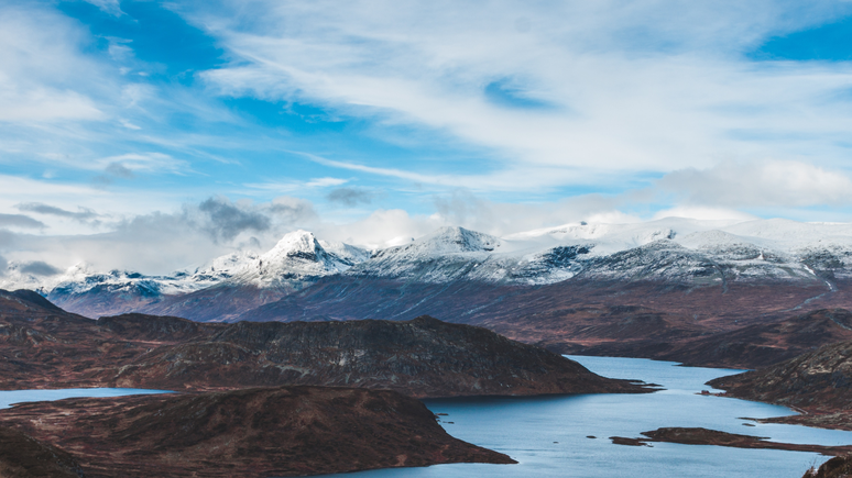 Montanhas Jotunheimen, na Noruega.